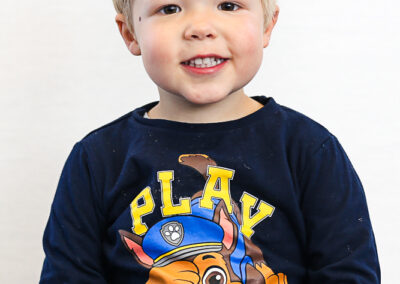 Daycare Portrait_Boy with white background