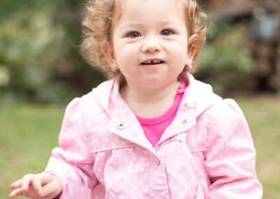 Happy Outdoor Portrait of young girl