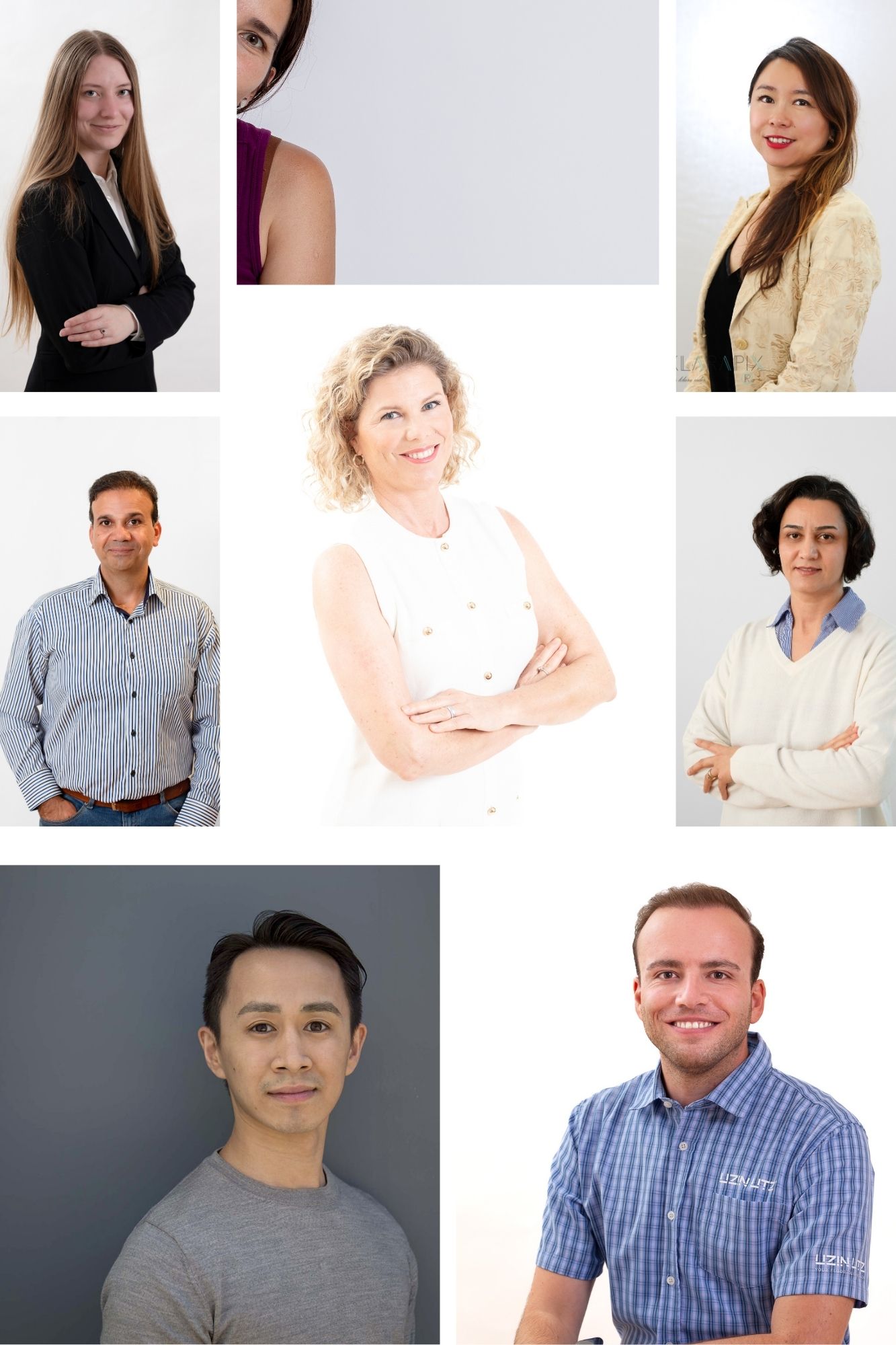 portrait collage business portraits