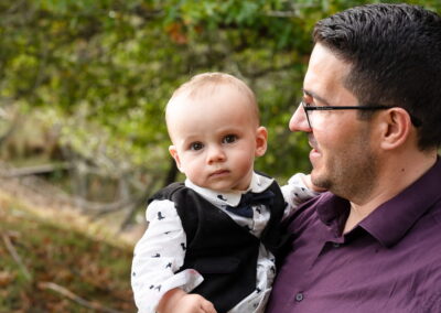 baby with dad event portrait