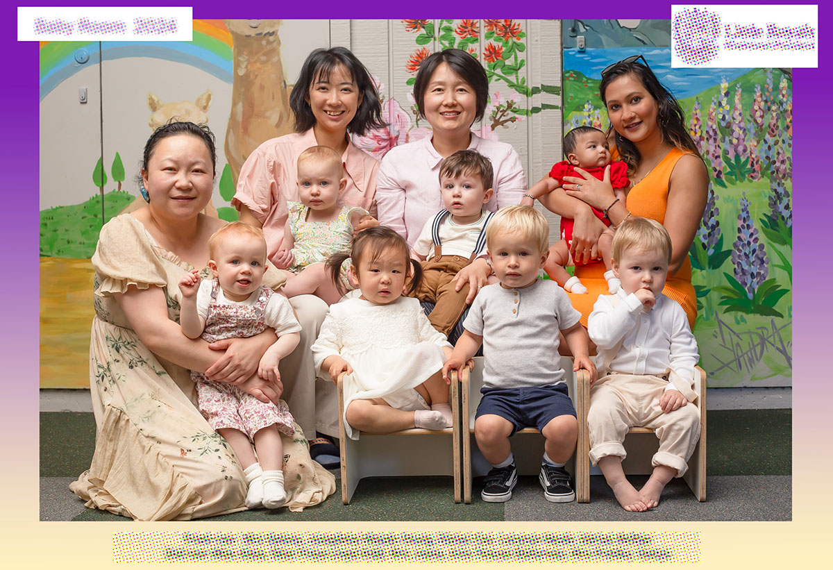 group photo for daycare class