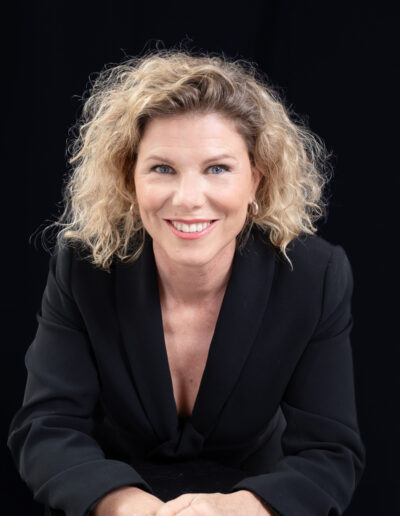 Business Coach_Modelling Portfolio_portrait in black_front on