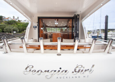 Luxury Yacht name shot