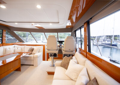 Luxury Yacht living space shot