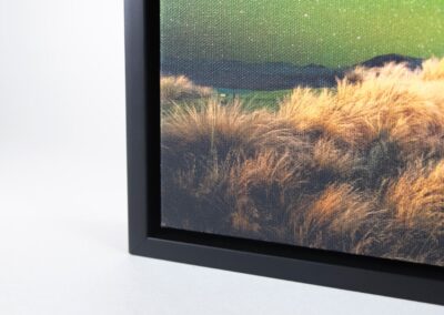 Tray Framed canvas detail in black frame
