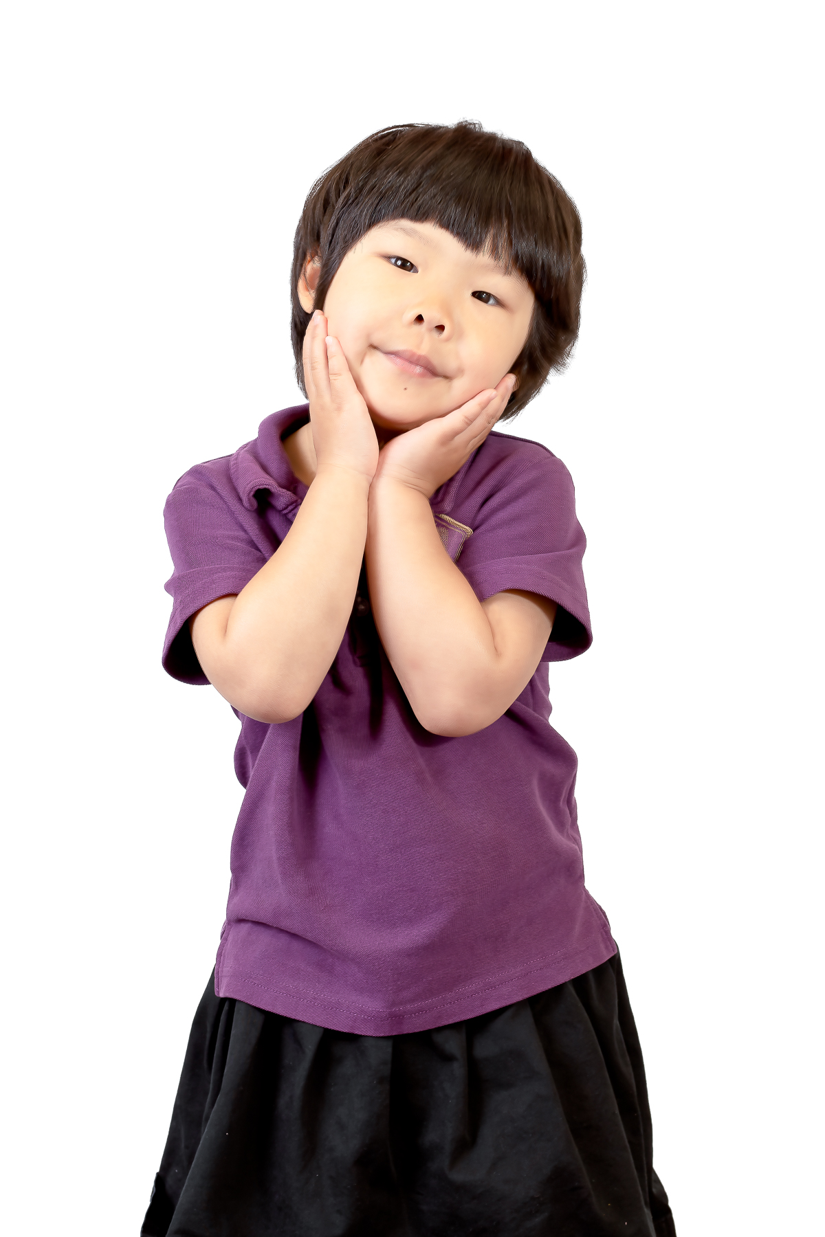 Asian young girl professional ECE portrait in unifrom